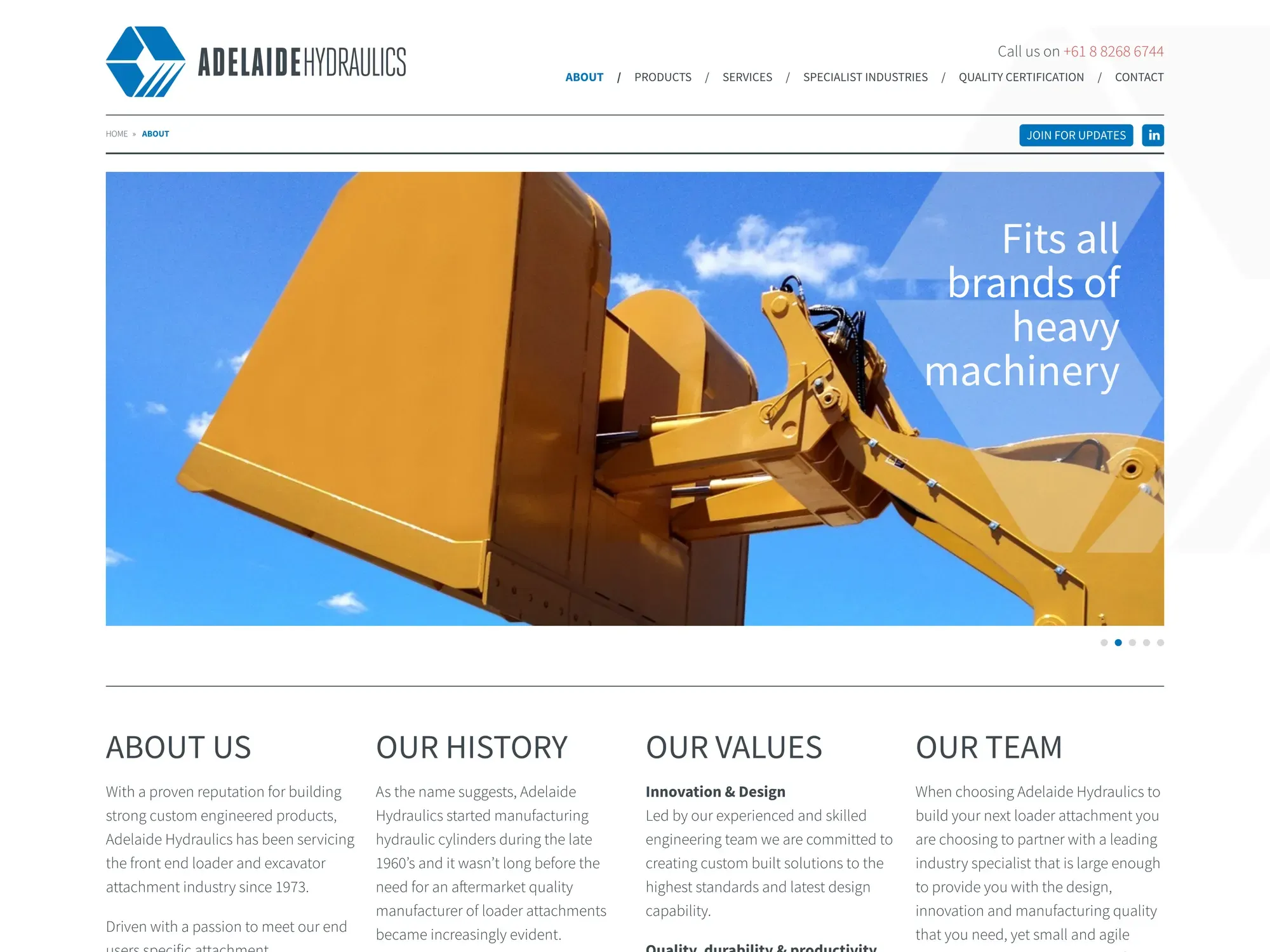 Another page from the Adelaide Hydraulics site