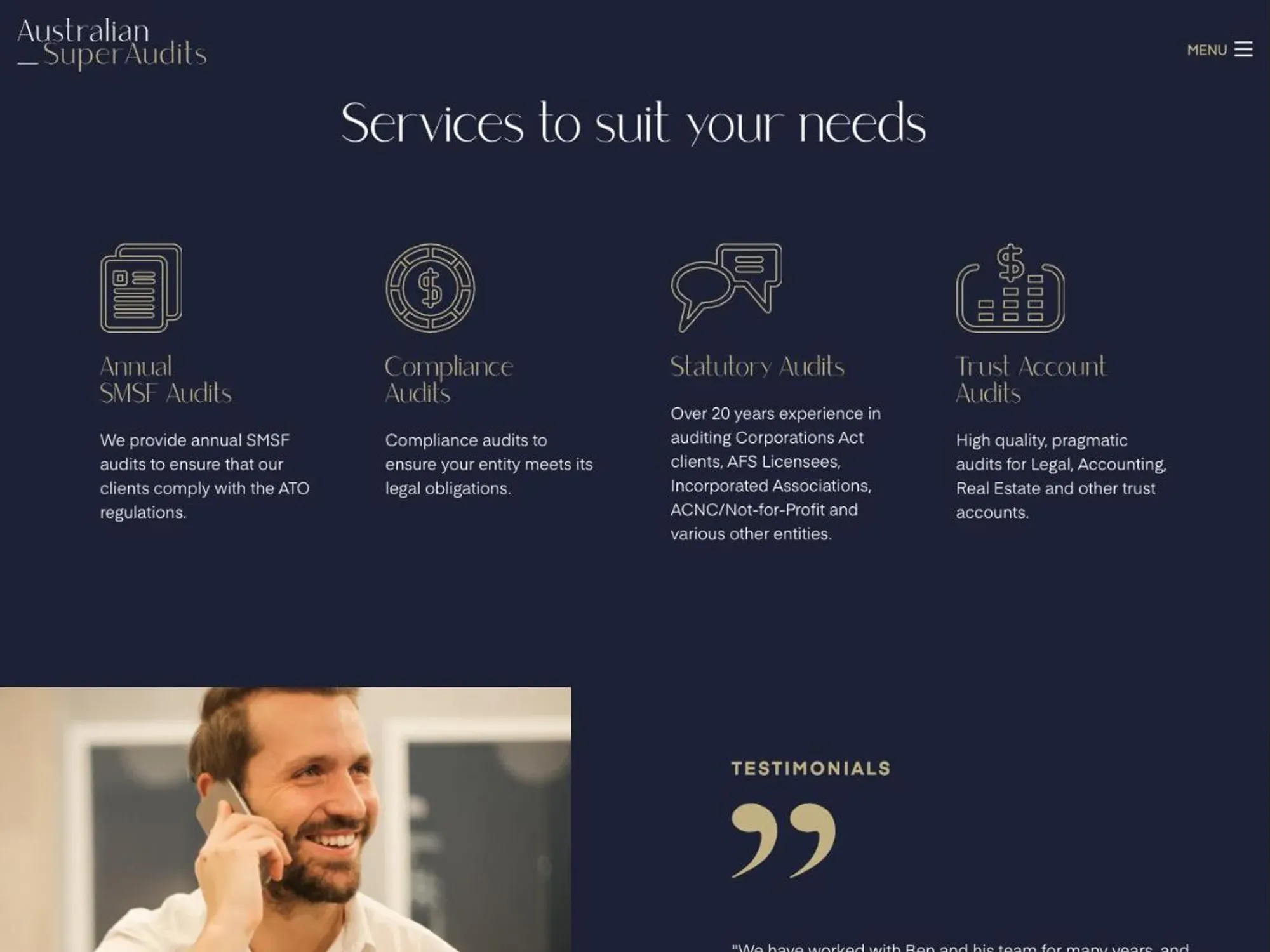 Another page from the Aus Super Audits site