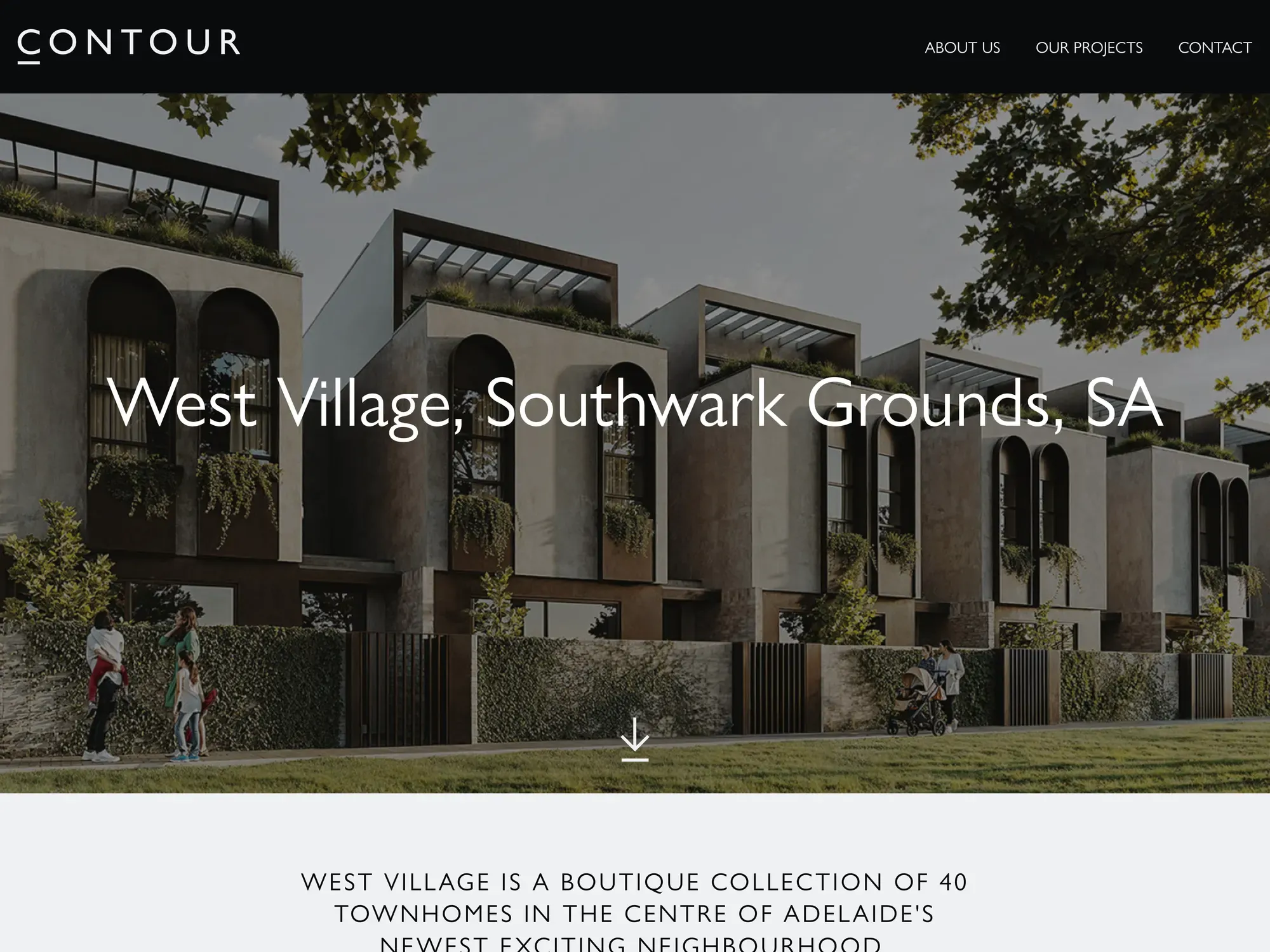 Another page from the Contour Property site