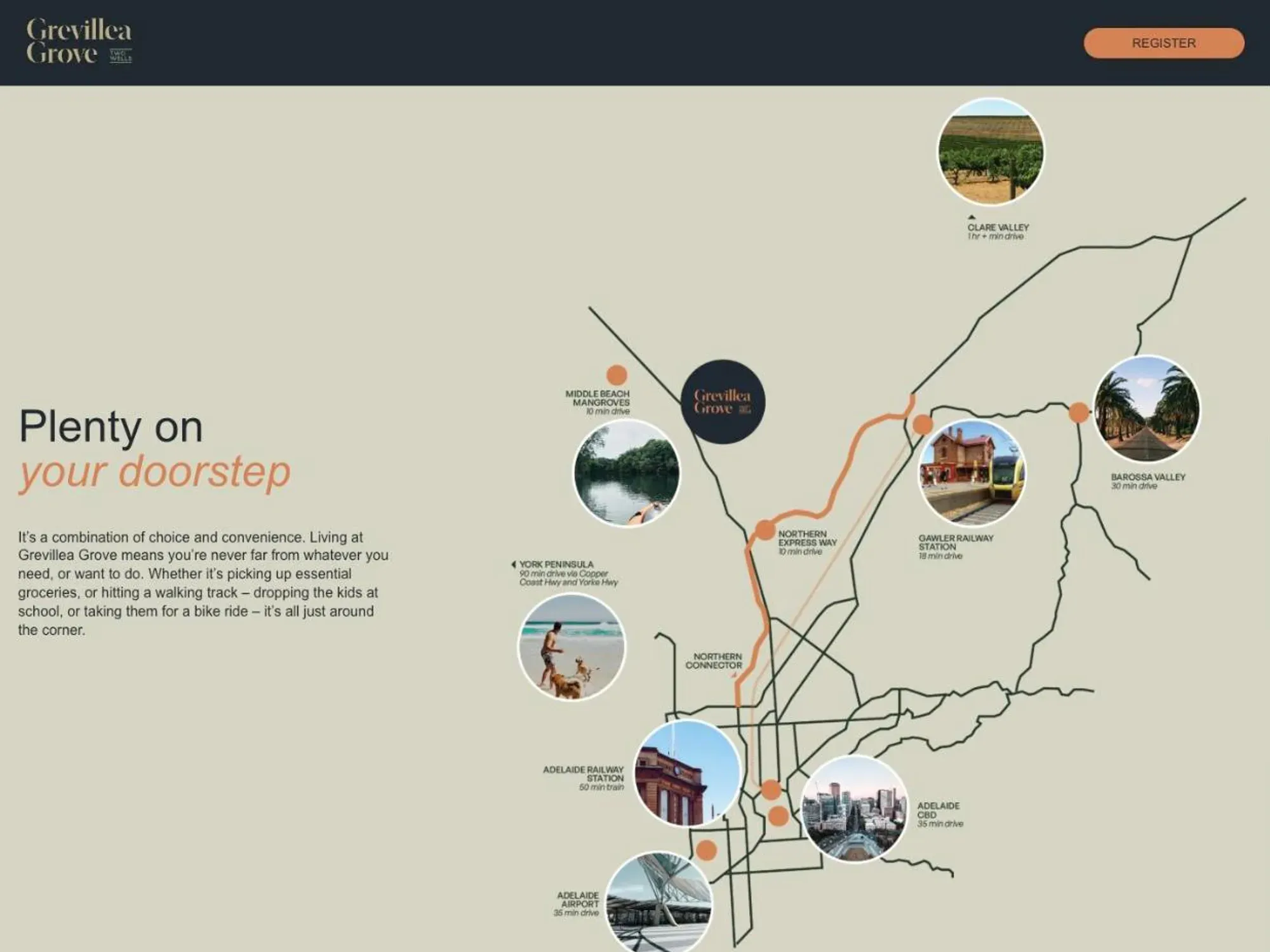 Another page from the Grevillea Grove site