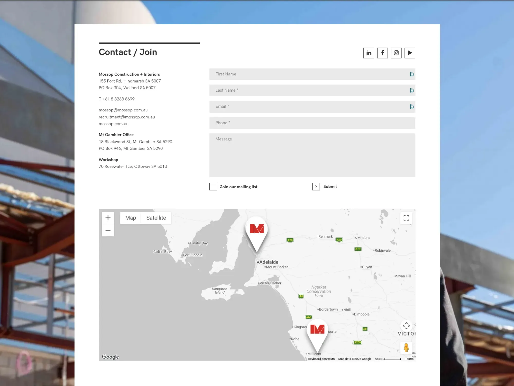 Another page from the Mossop site