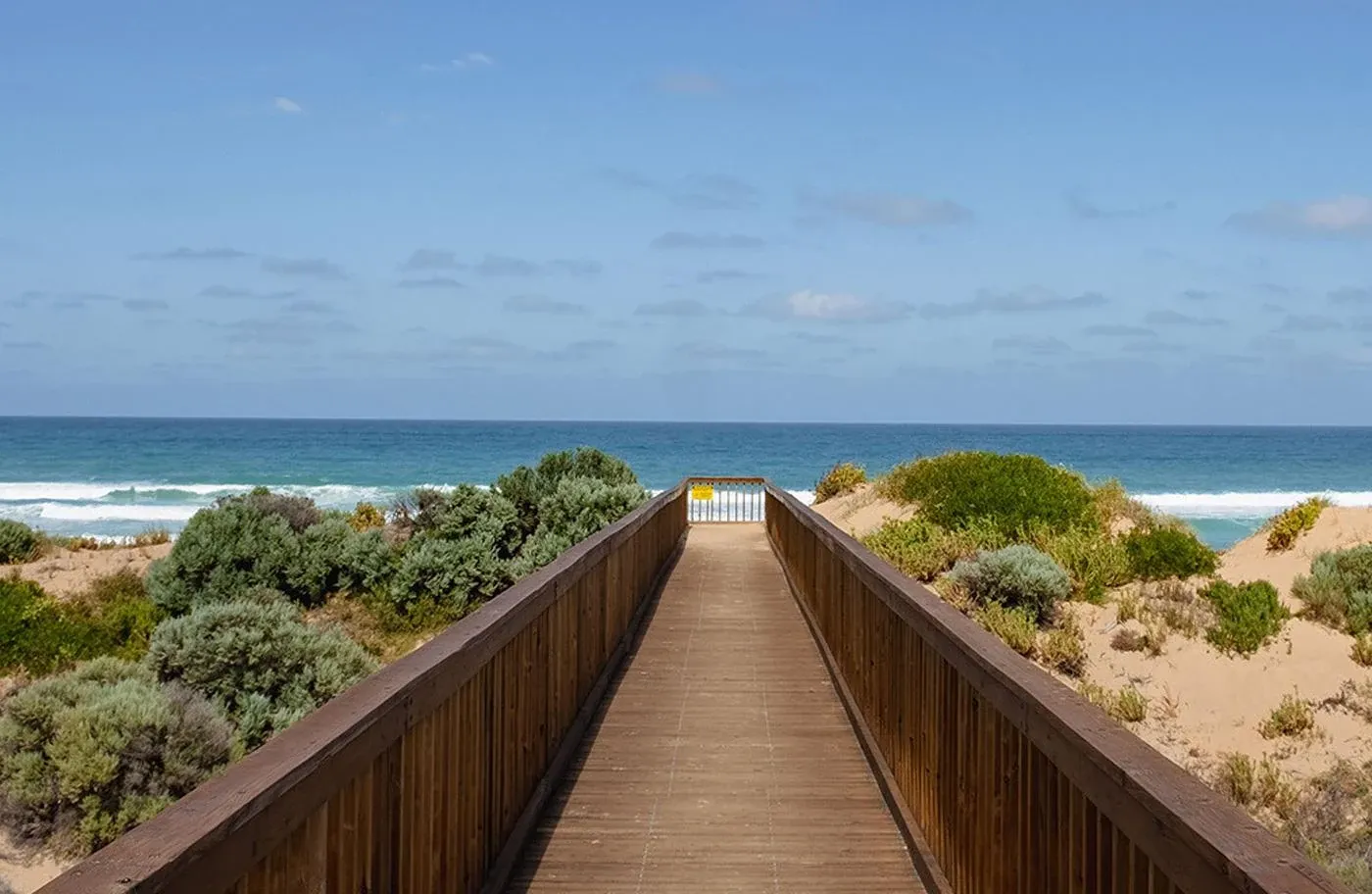 Beach view from a boardwalk at My Seascape