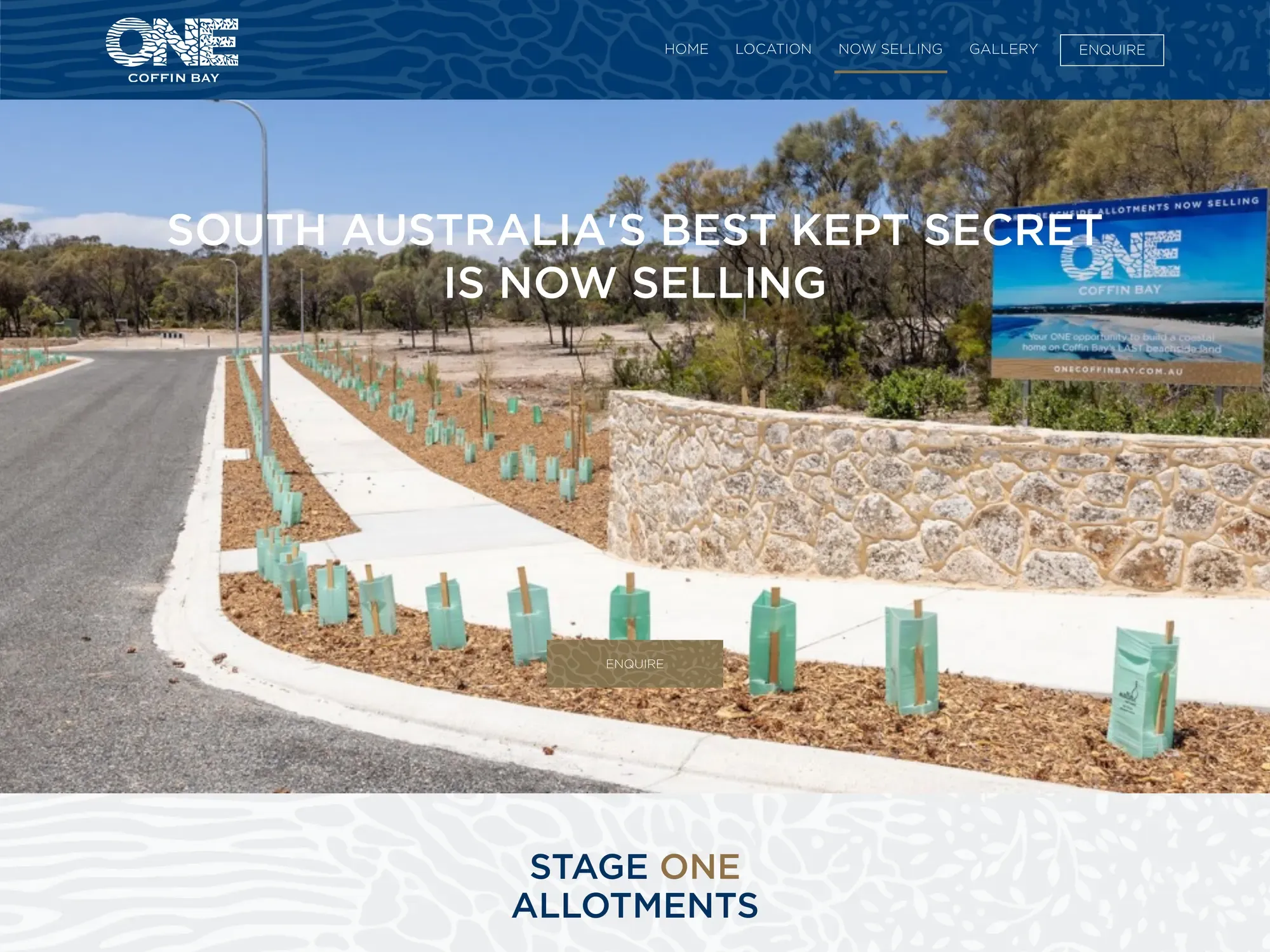 Another page from the One Coffin Bay site