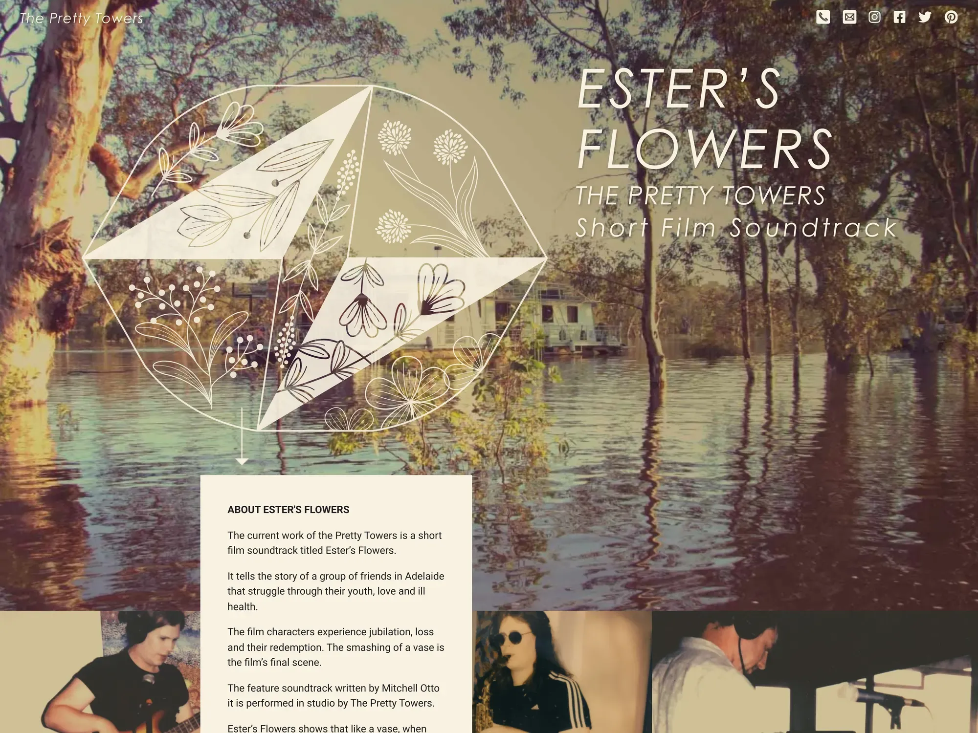 The The Pretty Towers homepage